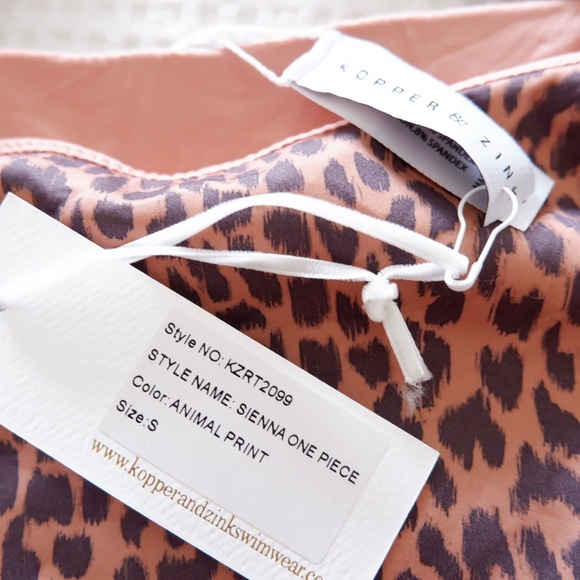 COPPER AND ZINK SIENNA ONE PIECE NWT - Picture 3 of 6